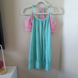Lululemon No Limits Tank Opal Wee Are From Space Neon Pink size 10 Womens